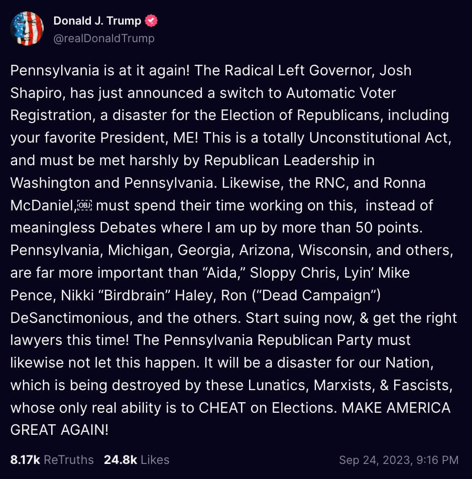 We read 50 days of Trump’s Truth Social posts so you didn’t have to