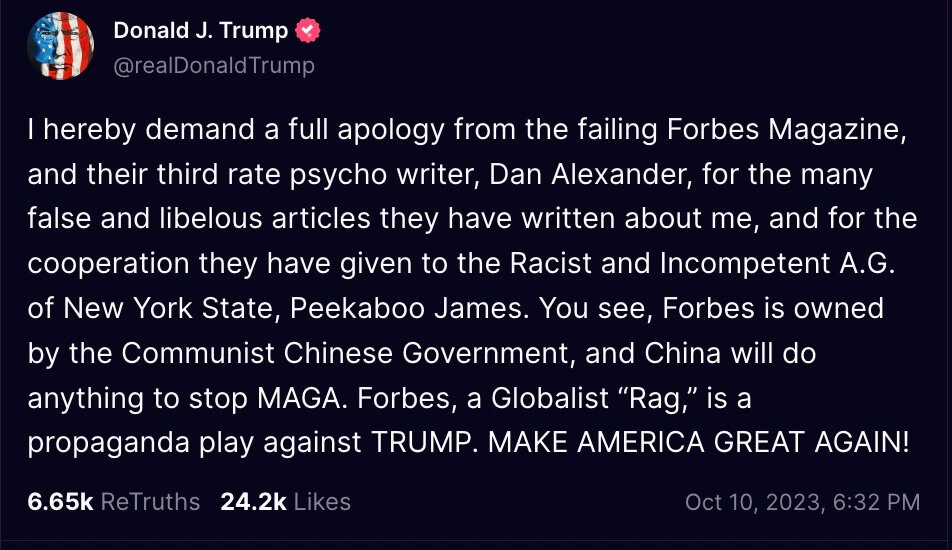 We read 50 days of Trump’s Truth Social posts so you didn’t have to