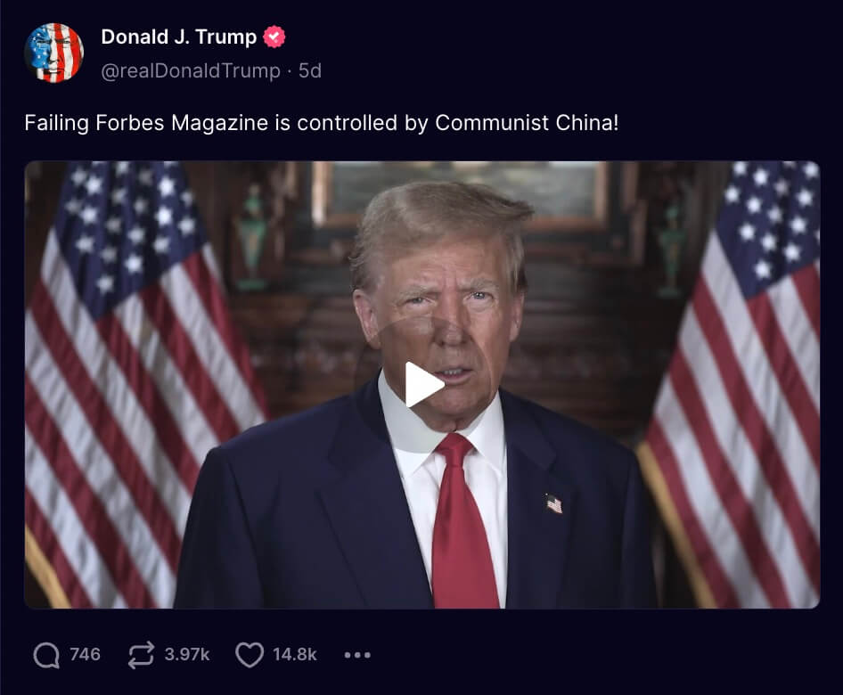 We read 50 days of Trump’s Truth Social posts so you didn’t have to