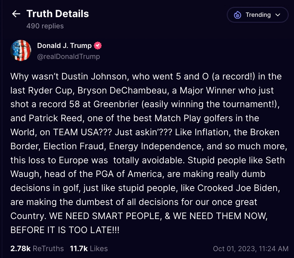 We read 50 days of Trump’s Truth Social posts so you didn’t have to