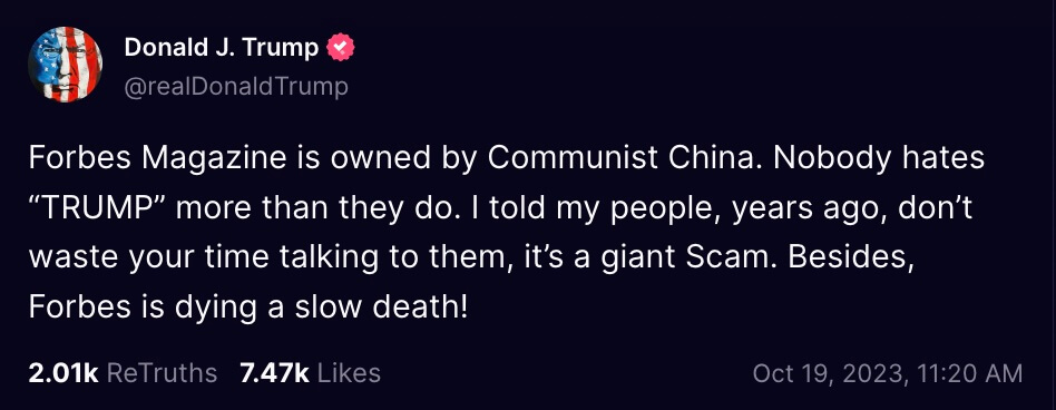 We read 50 days of Trump’s Truth Social posts so you didn’t have to