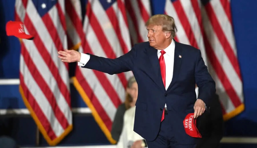 Donald Trump Came to Michigan for Tudor Dixon. He Brought the Conspiracy Theories With Him.