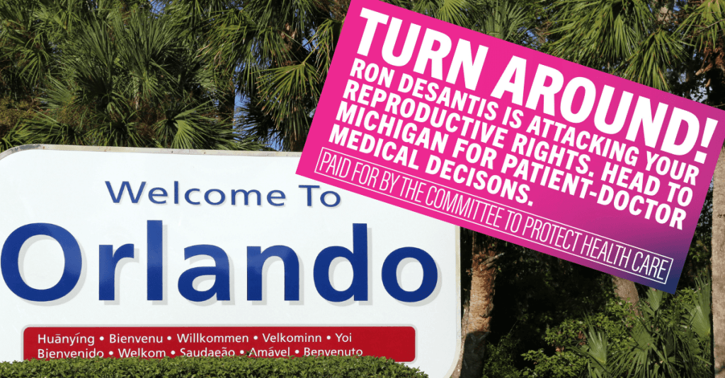 New Billboards Urge Florida Visitors to Turn Around and Go to Michigan