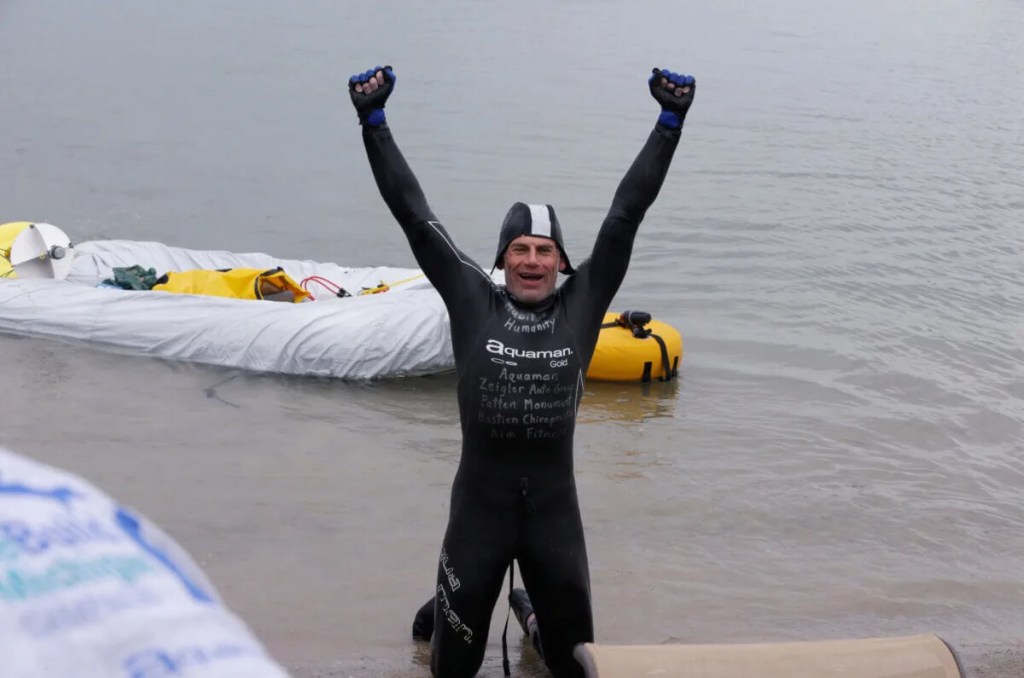 Man Forced to Quit Attempt to Swim Across Lake Michigan Due to Bad Weather