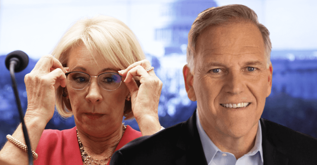 Anti-public school billionaire Betsy Devos bankrolls Mike Rogers’ Senate campaign