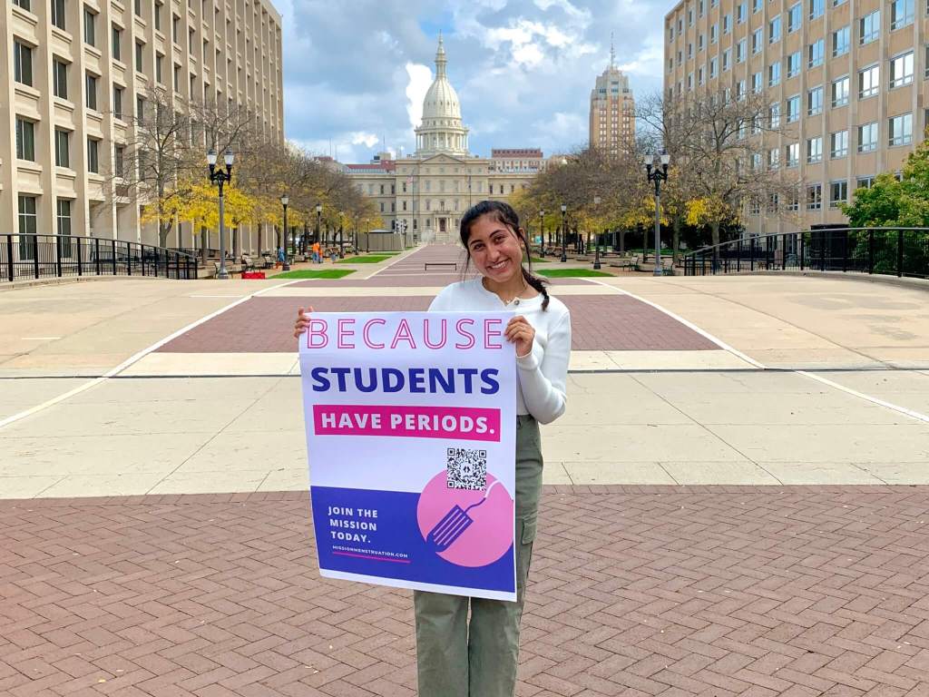 Meet the MSU student who helped bring free period products to her campus