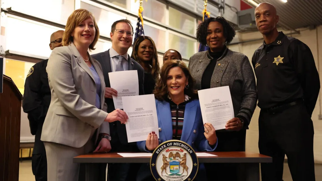 Whitmer signs new laws to protect victims in court—and stiffen penalties for some crimes