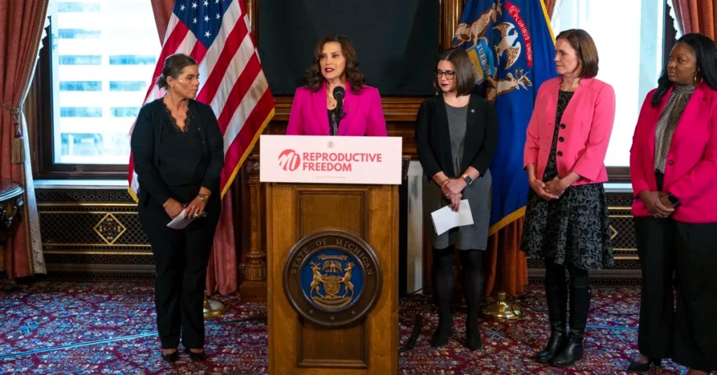 How Whitmer’s fight for abortion rights helped turn Michigan blue
