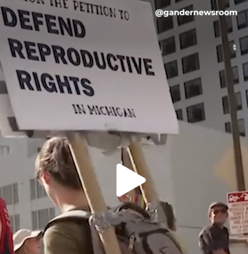 Defend reproductive rights protest