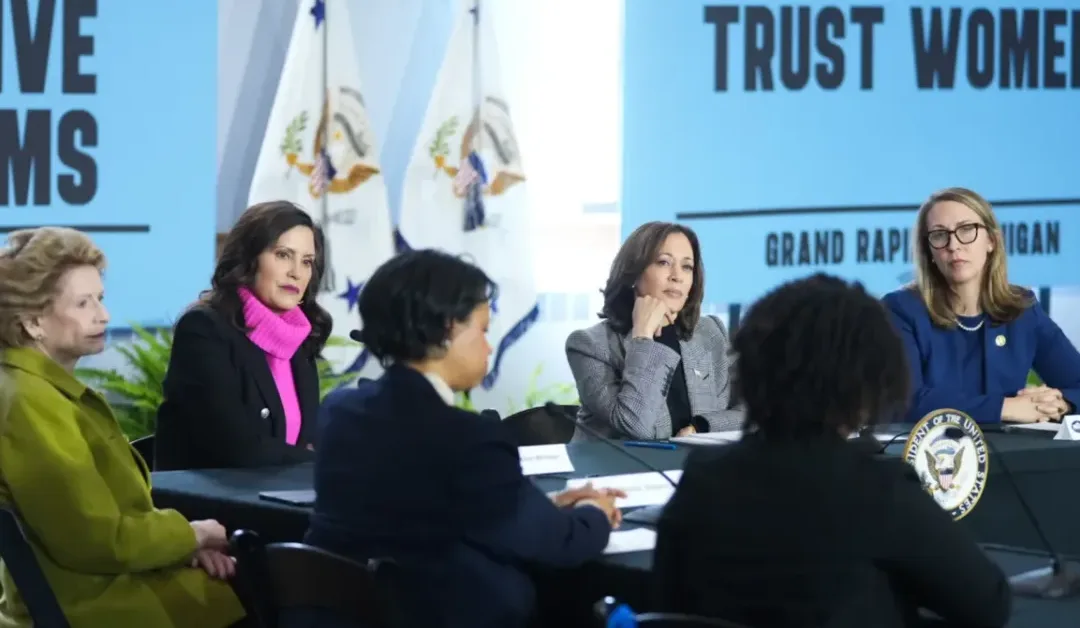 VP Kamala Harris warns Michiganders about Trump’s threats to abortion rights