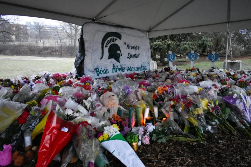 Whitmer orders flags lowered in remembrance of students killed in MSU shooting