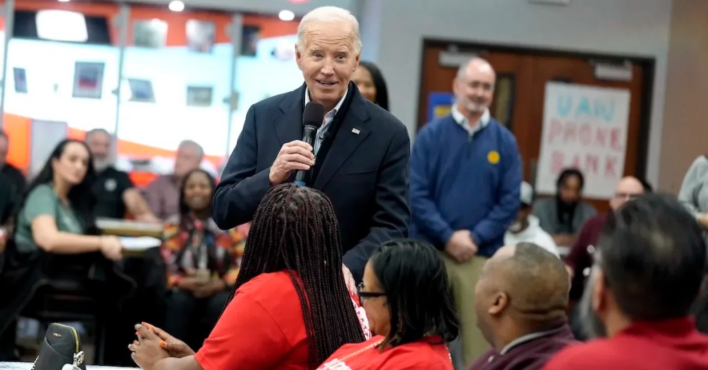 Biden to Michigan workers: Unions are ‘single biggest reason’ for economic success 
