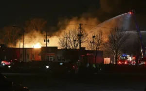 Explosive fire at site housing vaping supplies kills 1 outside Detroit, sends debris a mile away
