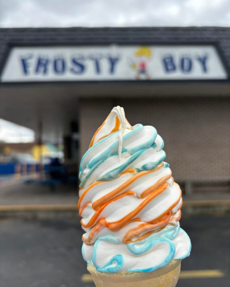 Ice cream at Frosty Boy in Grand Rapids MI