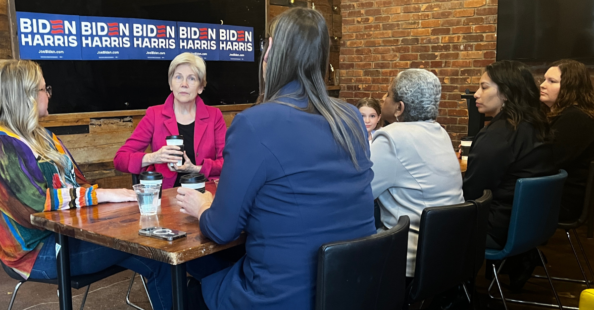 ‘You are not safe’: Elizabeth Warren warns Michigan women ahead of presidential election