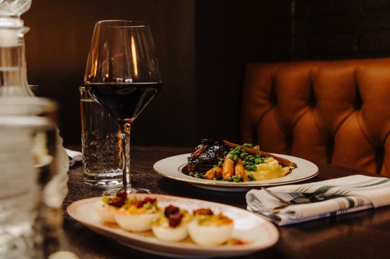 Interior of Scholar Restaurant in Grand Rapids, Michigan
