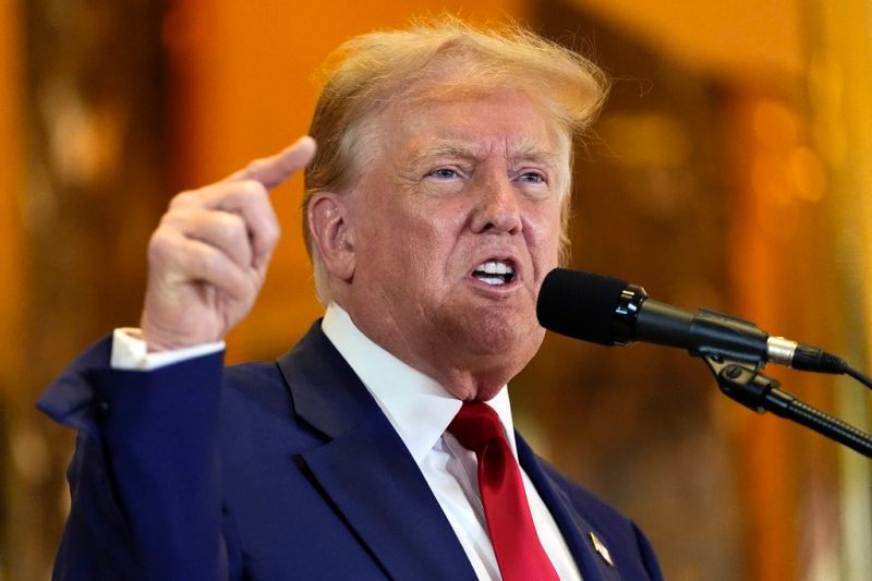 FILE - Former President Donald Trump speaks during a news conference at Trump Tower, May 31, 2024, in New York. Trump has had plenty to say since his hush money trial conviction last week. What he hasn't done is utter any variation of the words that might benefit him most come sentencing time next month: "I'm sorry. (AP Photo/Julia Nikhinson)