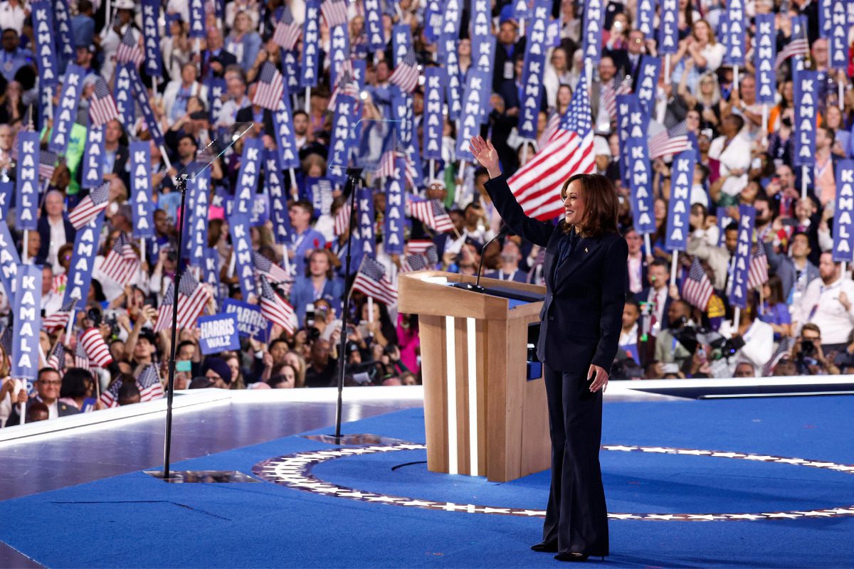 Kamala Harris accepts Democratic nomination for president, lays out her vision for the country