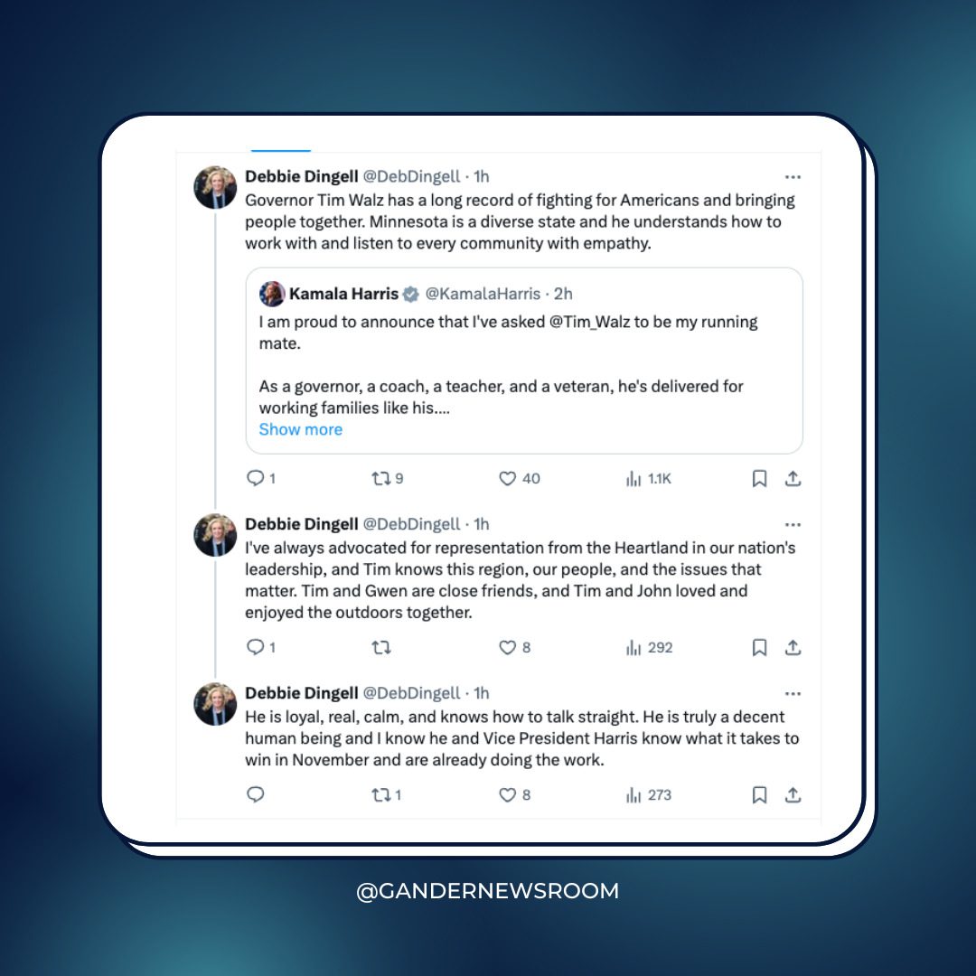 Michigan Dems welcome ‘fellow Midwesterner’ Tim Walz as Kamala Harris’ VP