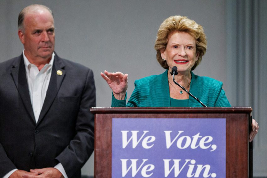 Stabenow hailed as paving way for Harris to get elected