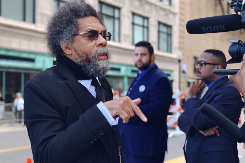 Cornel West is relying on rightwing lawyers to advance his leftwing