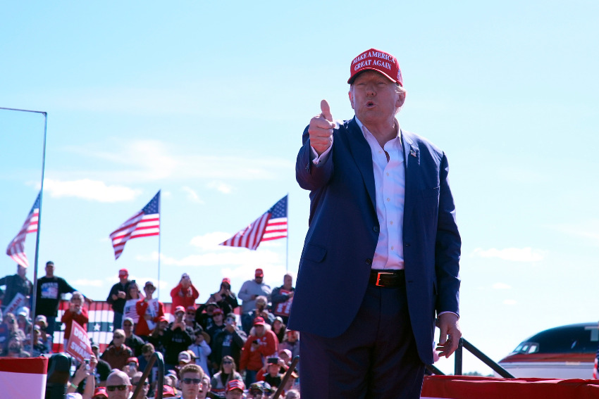 Trump’s rhetoric on elections turns ominous as voting nears in the presidential race