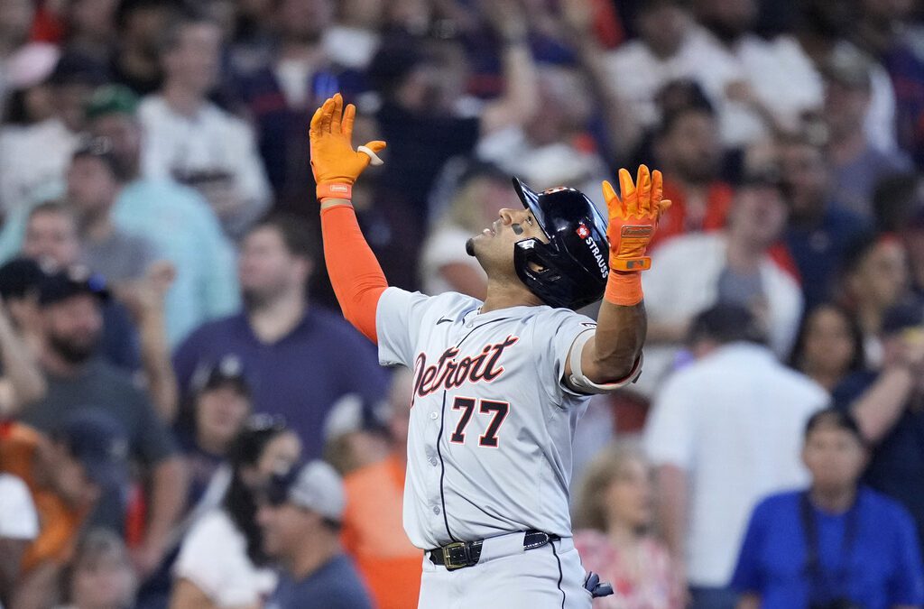 Gritty Tigers close out playoff sweep of Astros with 5-2 victory in Game 2 of Wild Card Series