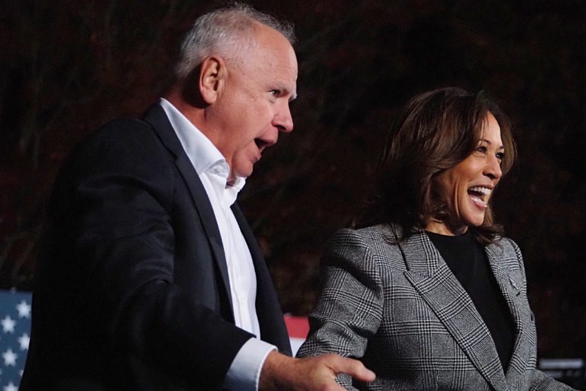 Harris and Walz rally in Ann Arbor, as singer Maggie Rogers urges voters to ‘choose the light’ 