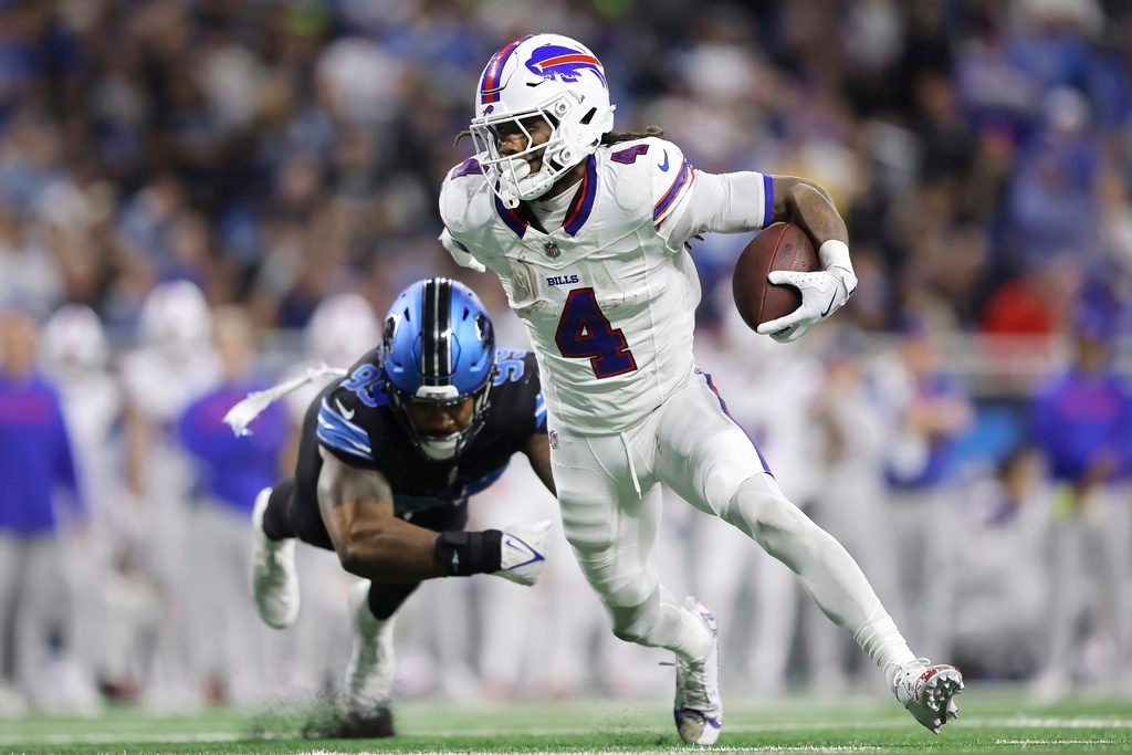 Lions’ banged-up defense no match for high-scoring Allen-led Bills in 48-42 loss