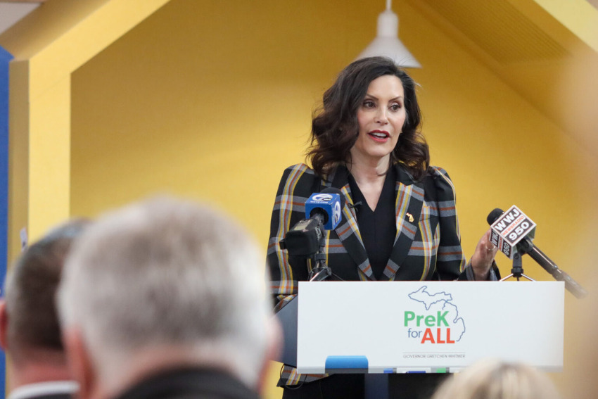 Whitmer says record pre-K enrollment will save Michigan families $10K per year 