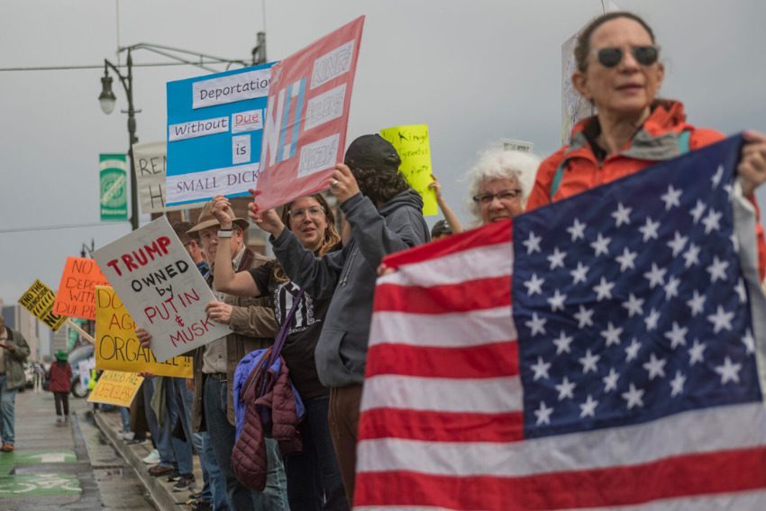 May Day Detroit: Hundreds march calling for workers to unite against Trump administration