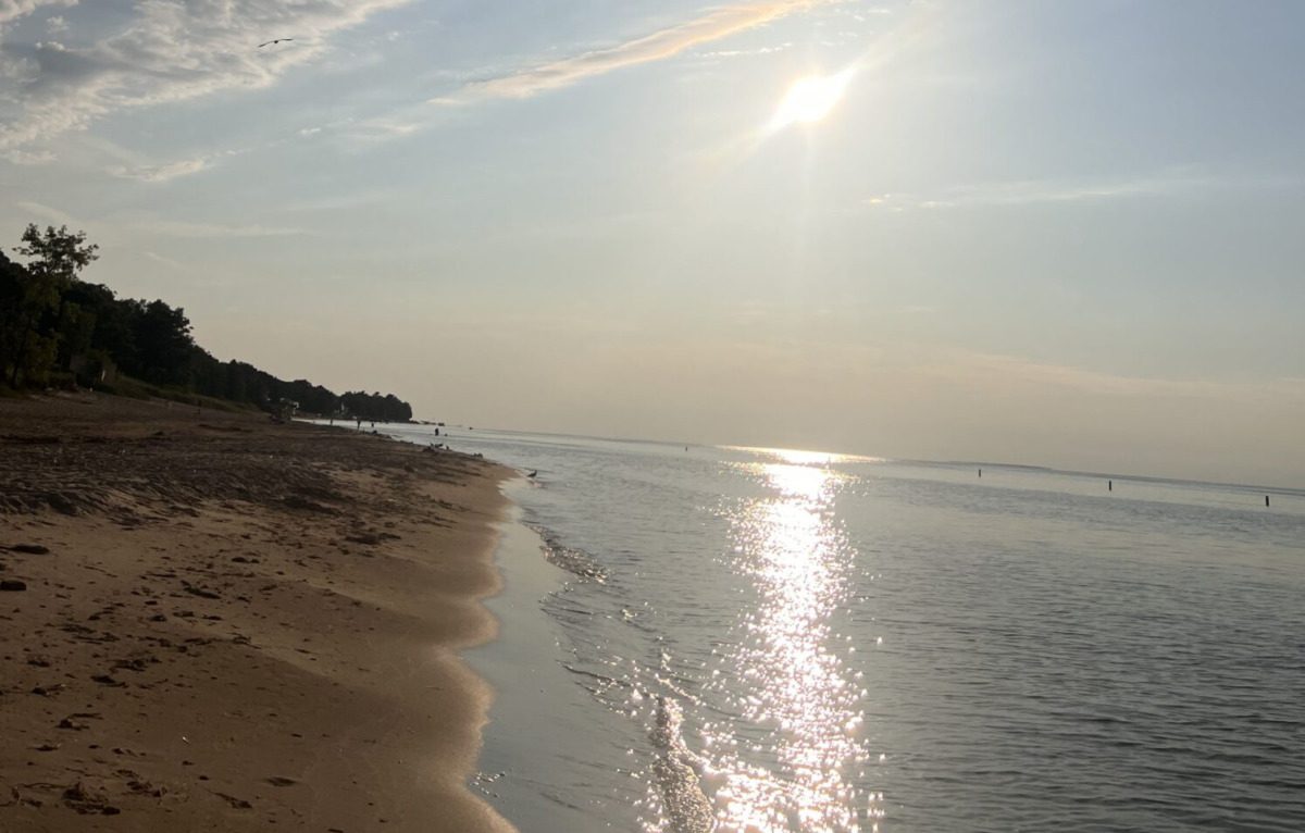 The camping beach use area of Port Crescent State Park