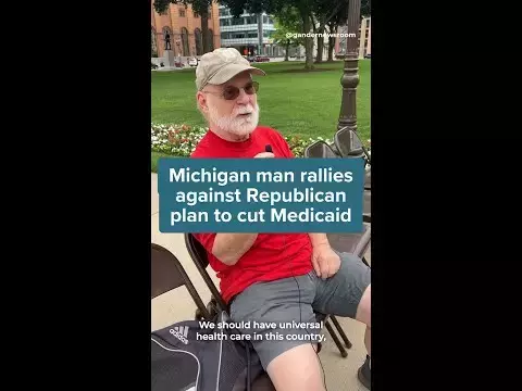 MI man rallies against Republican plan to cut Medicaid