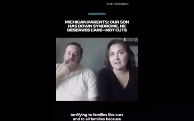 Michigan parents says their son with down syndrome deserves care, not cuts