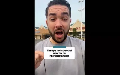 WATCH: Trump’s not-so-secret new tax on Michigan families