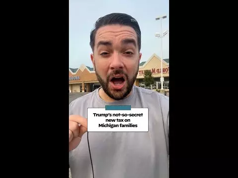 WATCH: Trump’s not-so-secret new tax on Michigan families