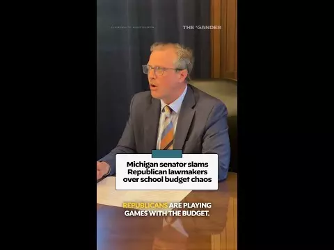 WATCH: Michigan senator slams Republican lawmakers over school budget chaos