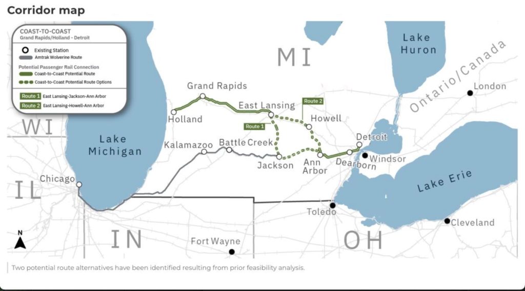 New passenger train route between Holland and Detroit to be explored