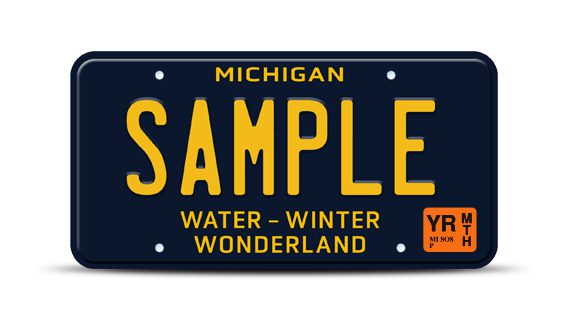 Michigan offers a variety of license plates. These are the most popular