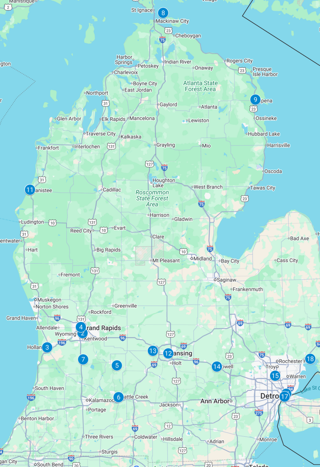 18 weekend events across Michigan