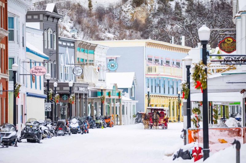 A visit to Mackinac Island is a good idea any time of year.