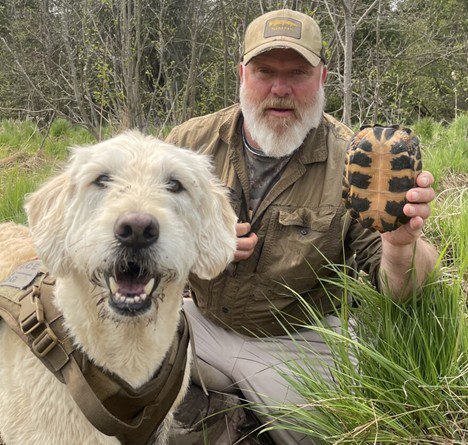 Mooz the dog helps scientists study threatened turtles