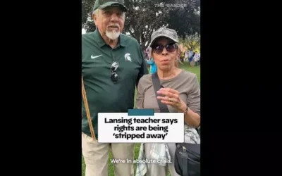 WATCH: Lansing teacher says rights are being ‘stripped away’