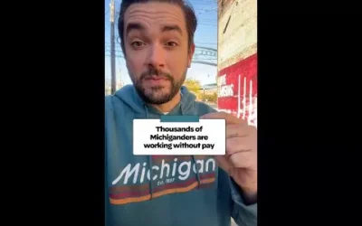 WATCH: Thousands of Michiganders are working without pay