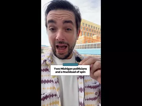 WATCH: 2 Michigan politicians and a truckload of spin