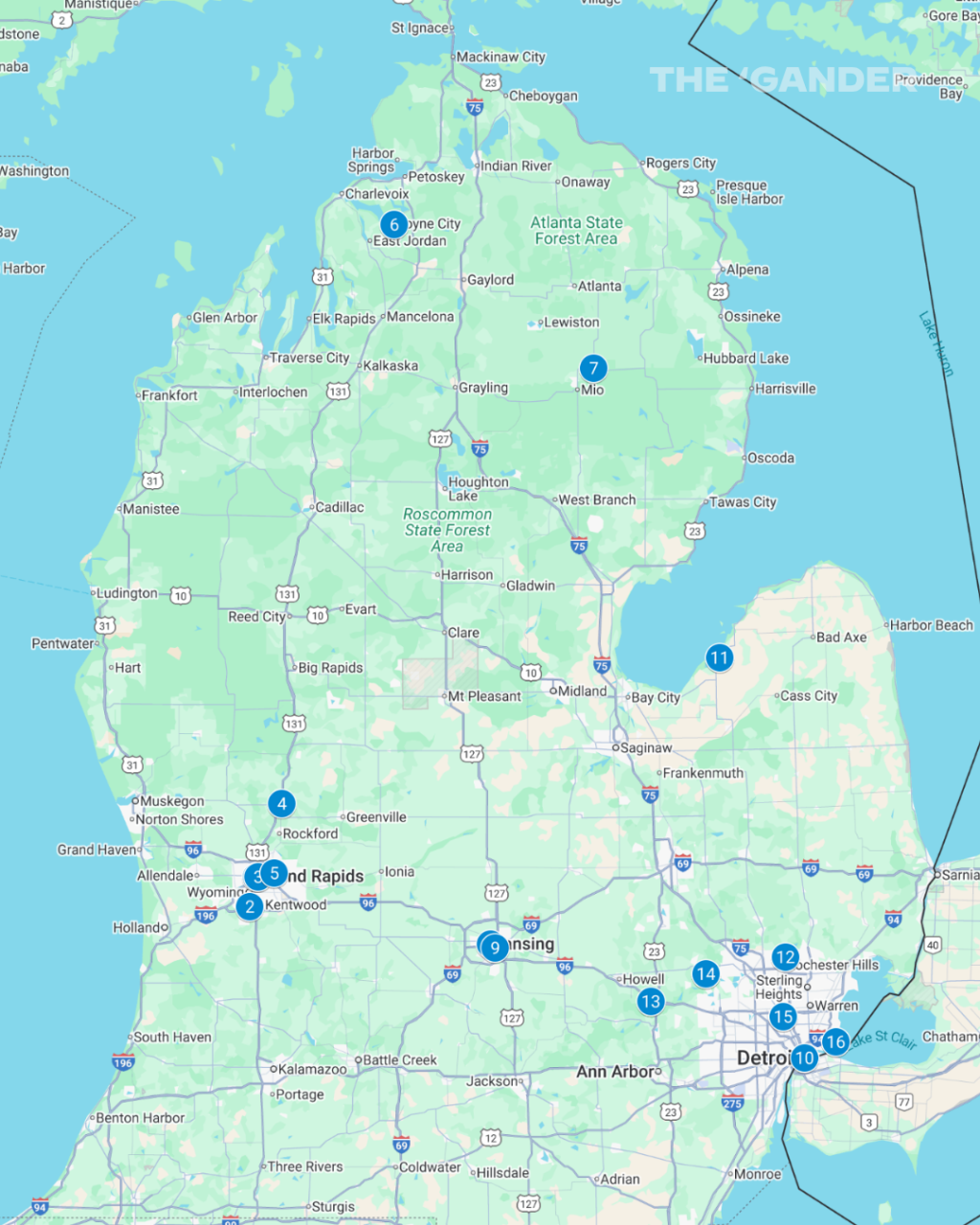 Michigan events map: 16 weekend highlights