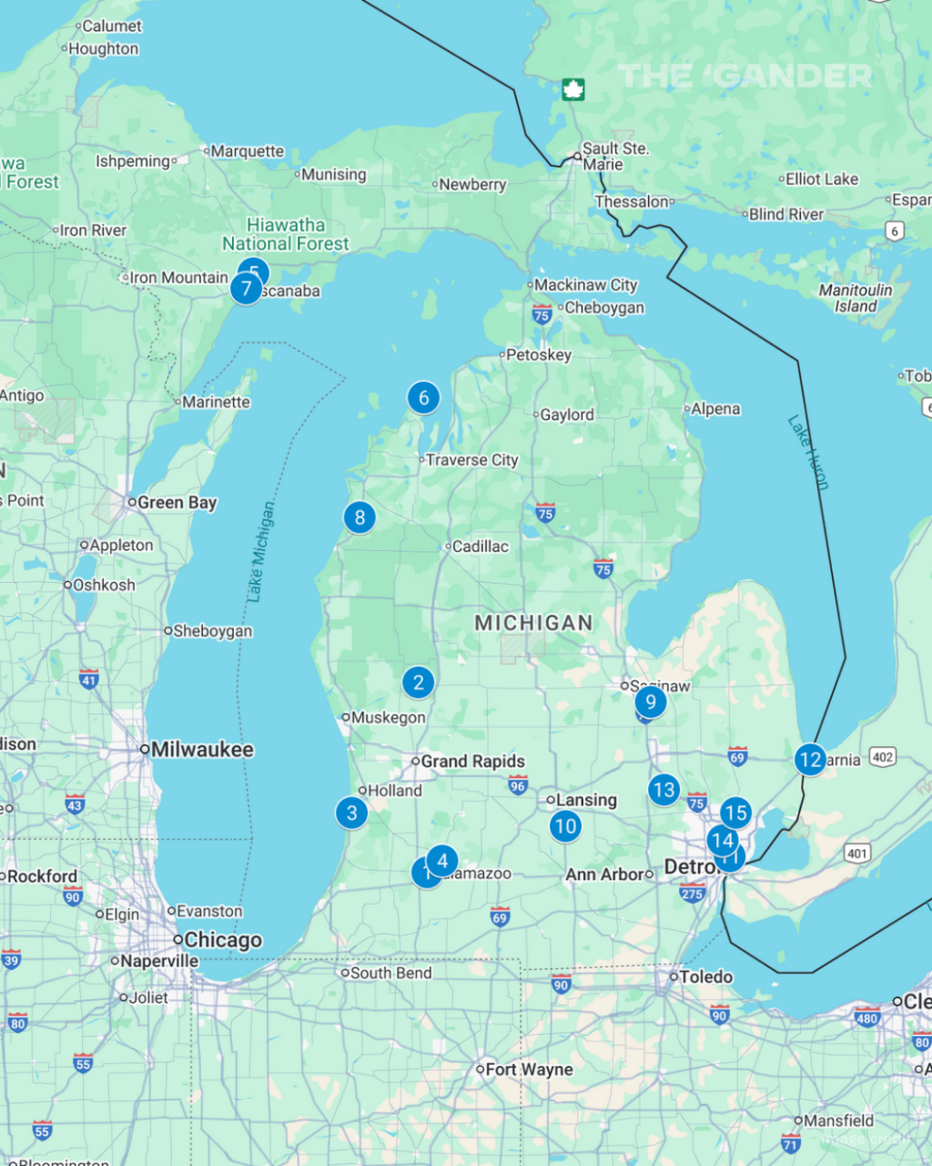 Michigan events map: 15 weekend highlights