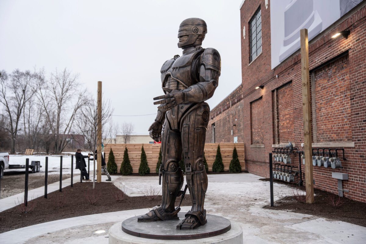 RoboCop statue stands in Eastern Market 15 years after viral tweet