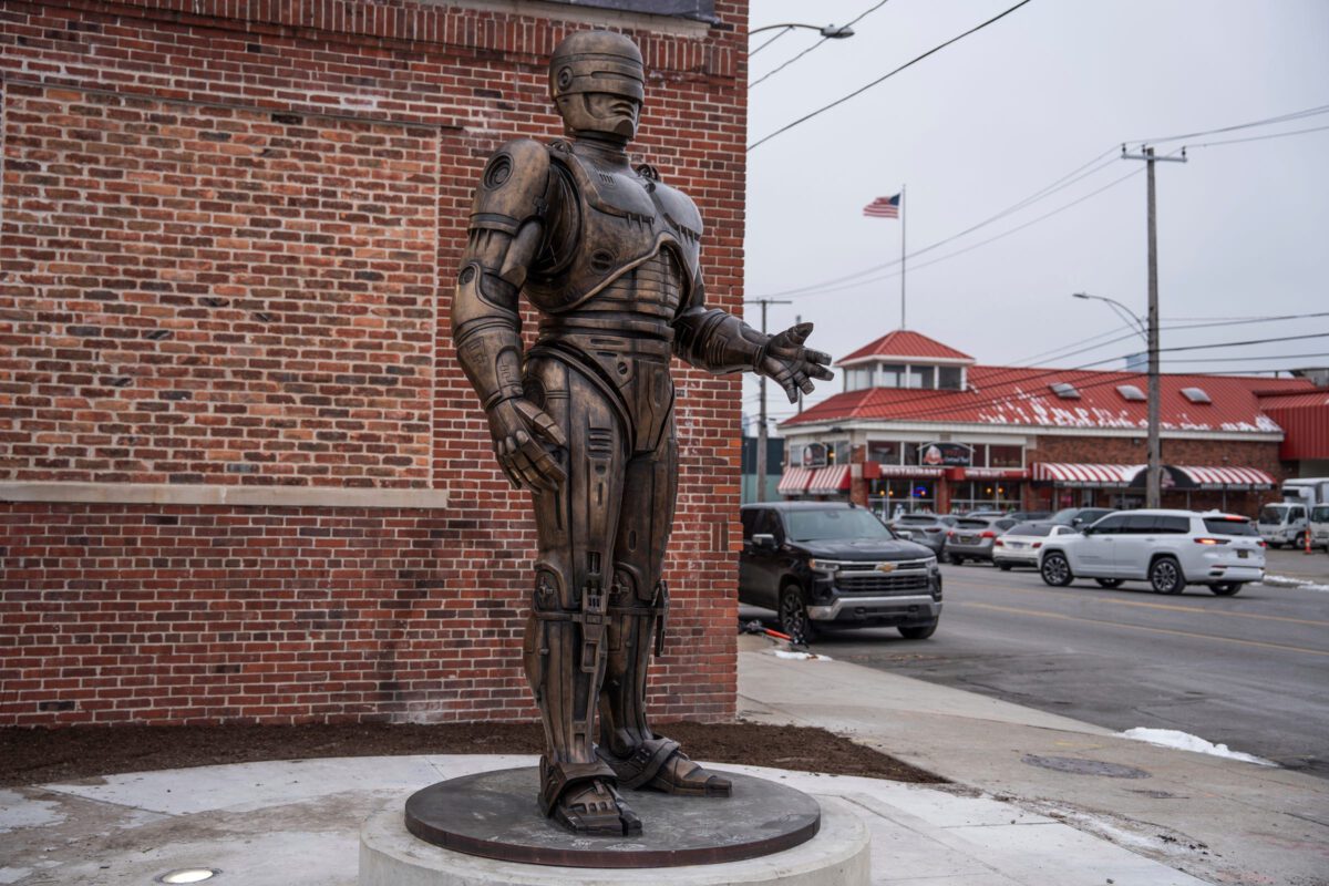 RoboCop statue stands in Eastern Market 15 years after viral tweet