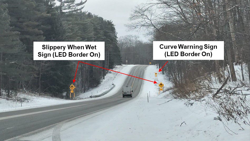 Winter makes curved roads dangerous; researchers seek solutions